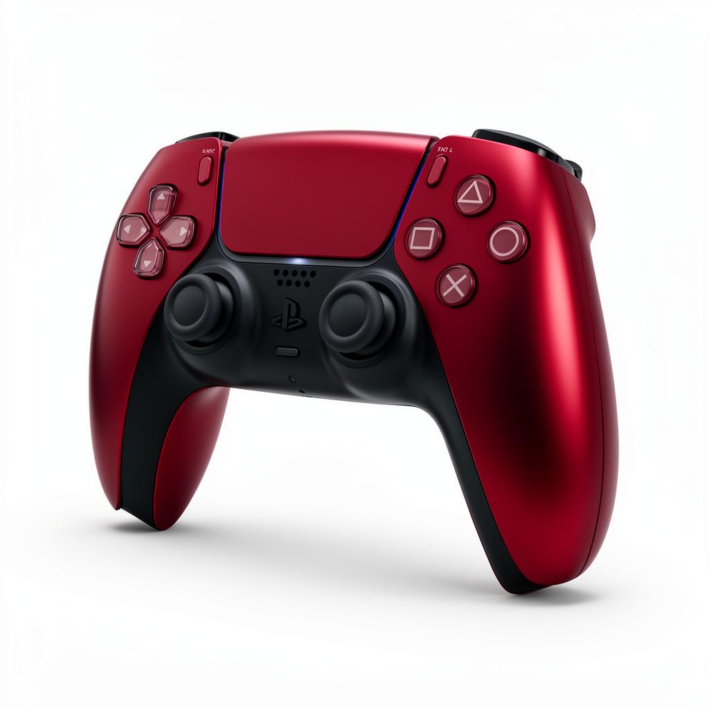 PS5 DualSense Wireless Controller — Cosmic Red